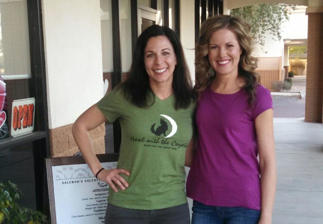 Angie with Academy member Addie Conder