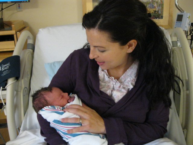 My third son, Liam, born October 1st, 2010.   I either ran or cross-trained up until the day he was born. 