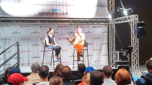 Kara Goucher at Marathon Expo