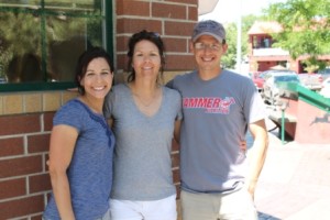 Angie and I with Kristi, Academy member from North Dakota