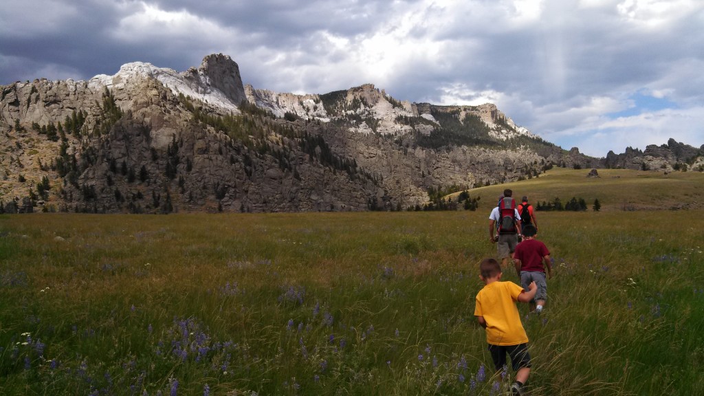 Trying to climb Square Butte in Central Montana 