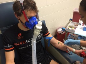 Ben Greenfield participating in a high fat low carb performance study