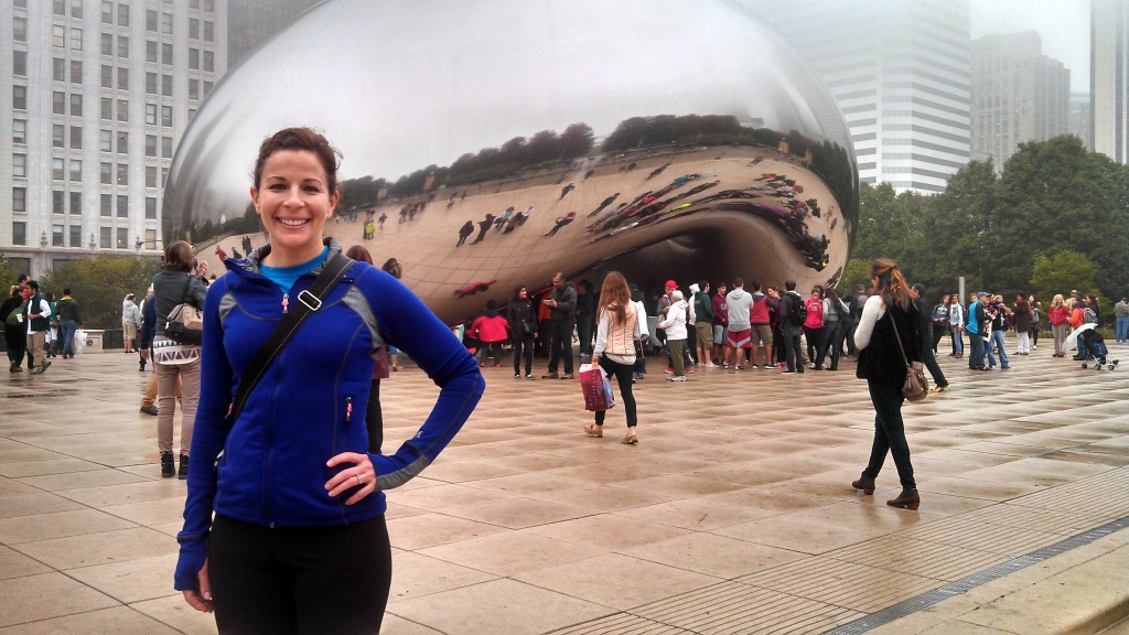 Angie at the Cloud Gate