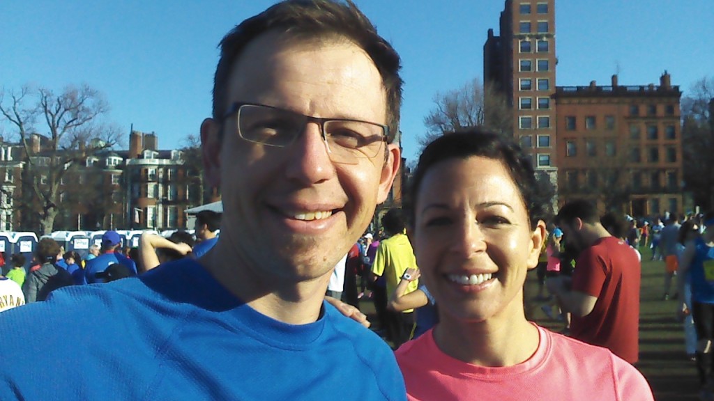 Shameless selfie at the BAA 5k