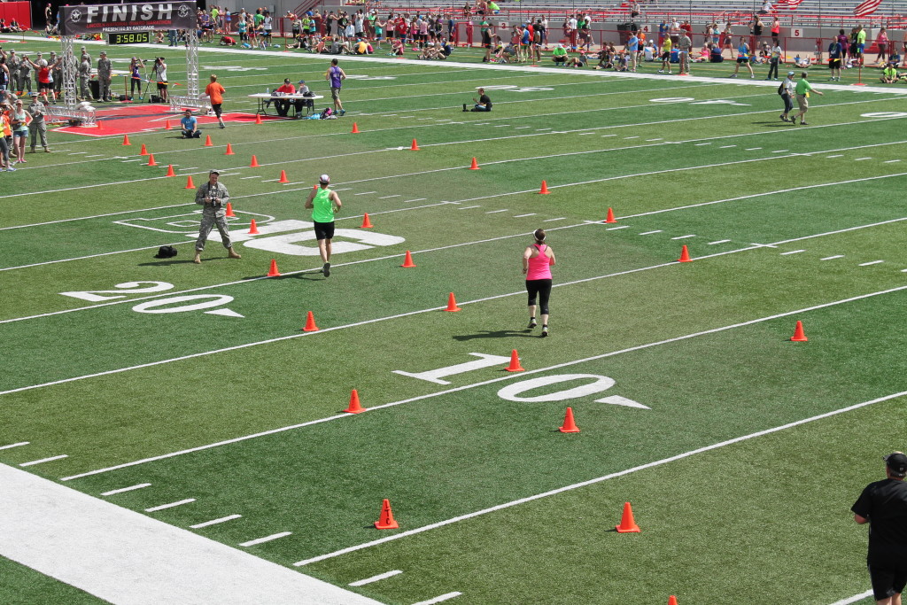 Both races finish at Memorial Stadium.  