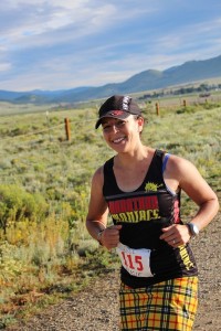 Trevor says I looked dazed and confused. The look of a double marathon.