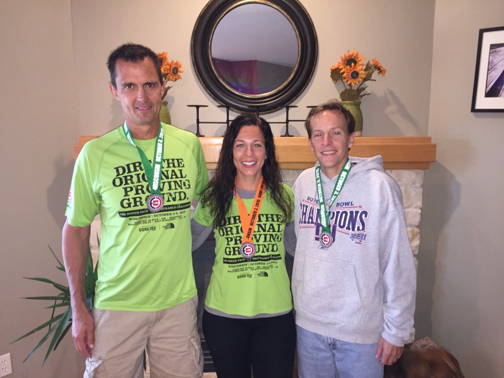 Scott, Angie, and Henry after North Face Endurance Challenge