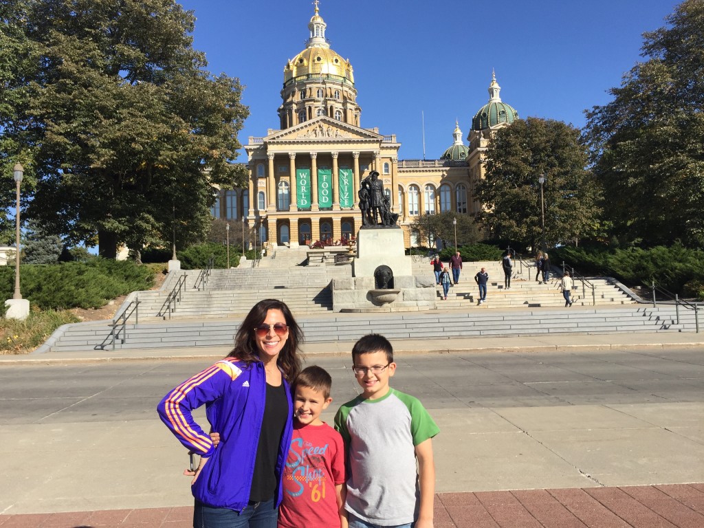 Iowa State Capitol Building in Des Moines