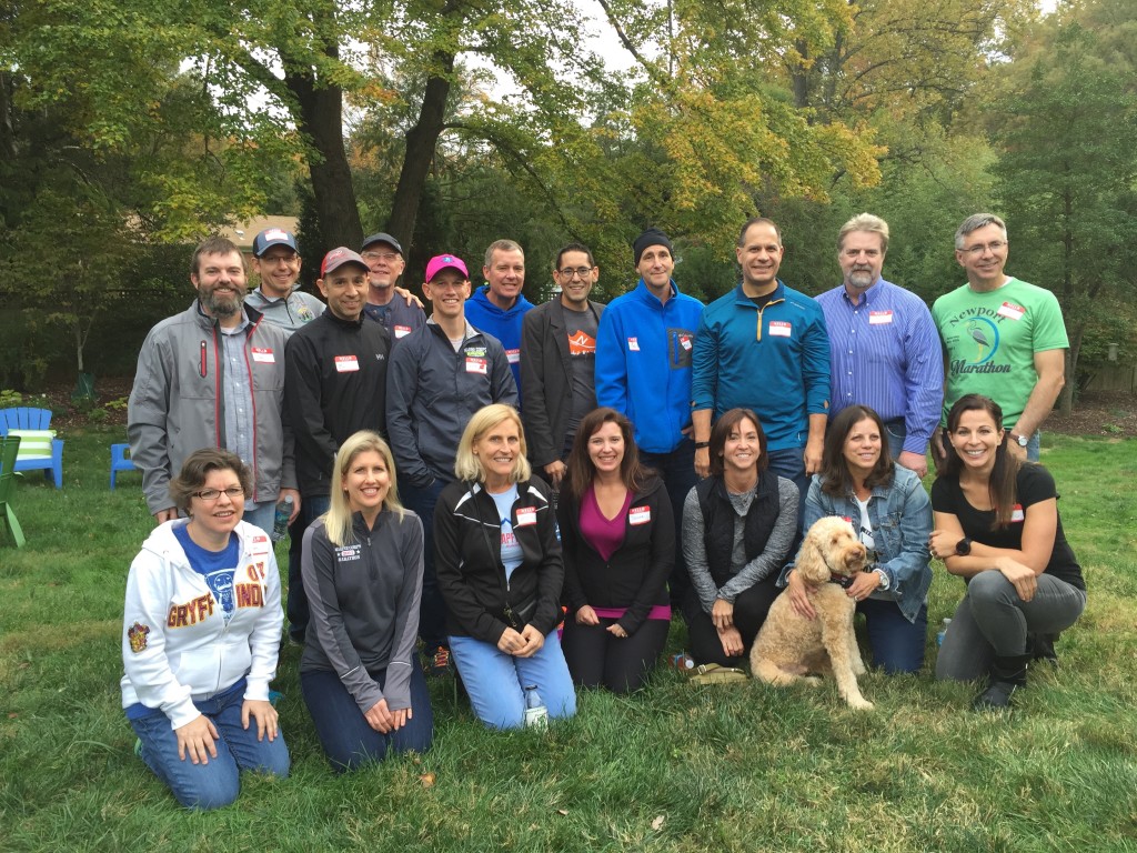 Pre-race MTA Meetup in Alexandria, Virginia.