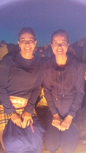 Sitting by the fire with Academy Member Addie from UT