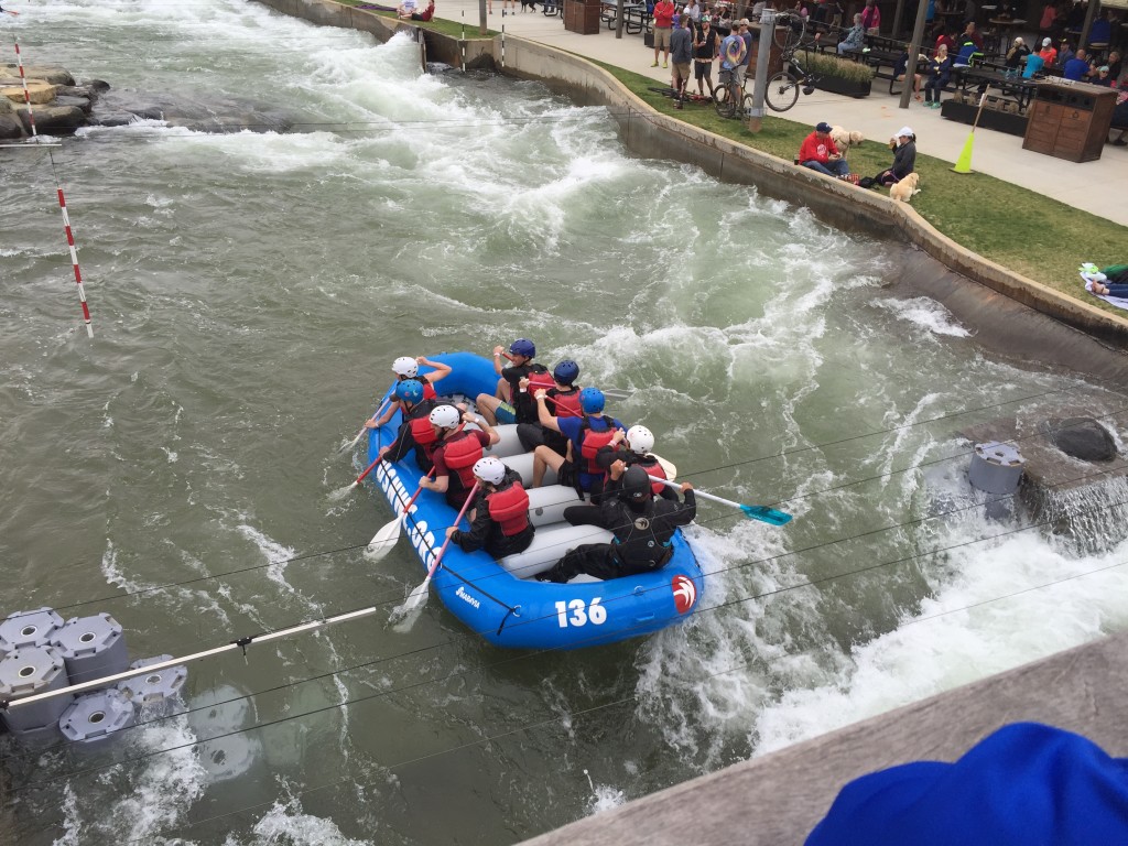 The U.S. National Whitewater Center will be hosting this year's Olympic trials for paddling events.