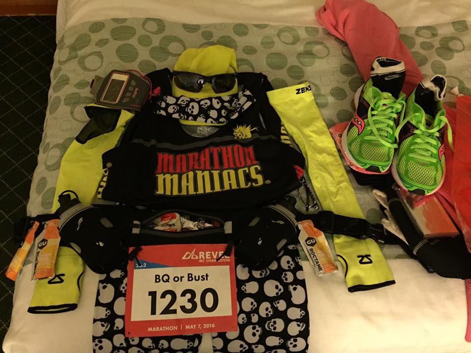This flat runner photo is courtesy of Academy member Debbie Gelber. I love the skull compression shorts!