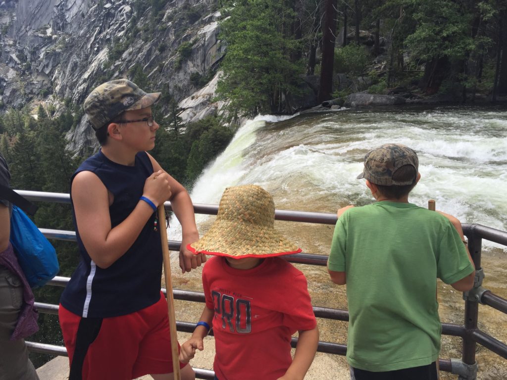 Top of Vernal Falls, Yosemite